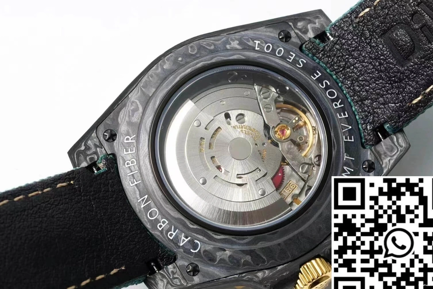 Fabric GMT-MASTER Strap Diw II Green Fiber Carbon Rolex Case 0418